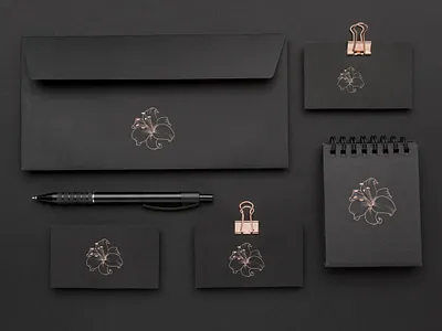 Tiger lily logomark branding graphic design logo