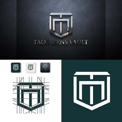 TVM Monogram branding graphic design logo