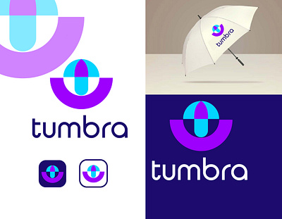 TUMBRA LOGO DESIGN brandidentity branding logoconcept logoconceptdesign logodesign logomark logotype tlogodesign tlogomark tumbralogo ulogoconcept ulogodesign ulogomark umbrellalogo utlogodesign