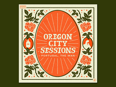 3 | ALBUM OF THE YEAR | Oregon City Sessions by Portugal. The Ma 2021 gone by 2021 in review album album of the year branding design flat graphic design illustration illustrator oregon portugal the man