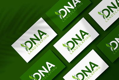 DNA LANDSCAPING branding design flat illustration logo logodesign logotype minimal ui vector