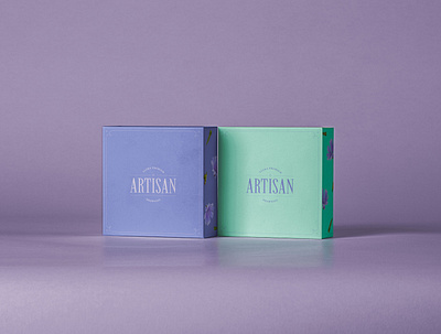 Artisan Brownies Boxes bakery box boxes branding brownie chocolate design graphic design high end logo luxury minimal packaging pastry sweet type typography