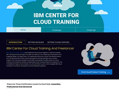 Center for Cloud Training app design icon illustration ui ux vector