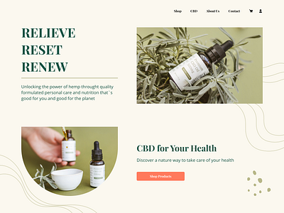 CBD website 3d animation design graphic design illustration logo mobile app mobile ui motion graphics ui ui design uidesign ux design uxdesign uxui