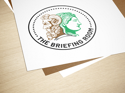 Logo Design concept for 'The Briefing Room' vehicle wrap