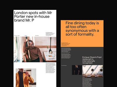 Cereal Magazine branding design editorial ui magazine layout magazine ui typography ui website website design website layout