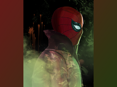 Spide-Strange graphic design photoshop