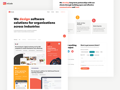Modern Corporate Website contact form corporate website design development development company home page landing page mobile development portfolio project management software development ui ux web development website