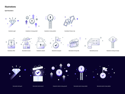 Product illustration design icons illustration ui vector