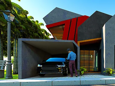 House Family 3d villa