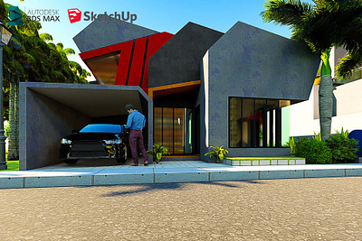 House Family 3d villa