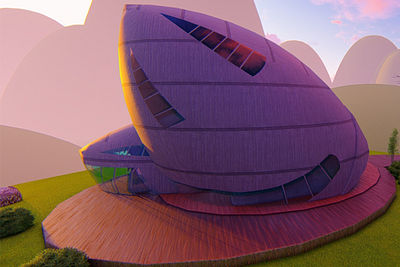 The Snail House 3d villa