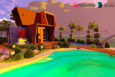 Villa Island 3d villa
