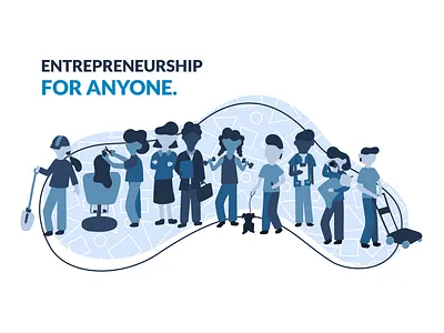 Flagship Enterprise Center Doodles by hand doodles entrepreneurship illustrations