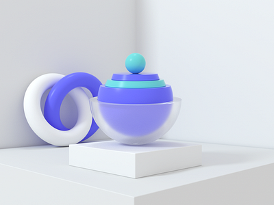 Form scene 3d c4d dailyrender design graphic design illustration octane render visual design