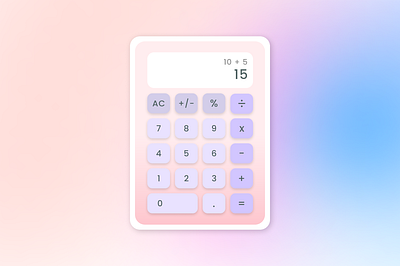 Daily UI: Calculator dailyui