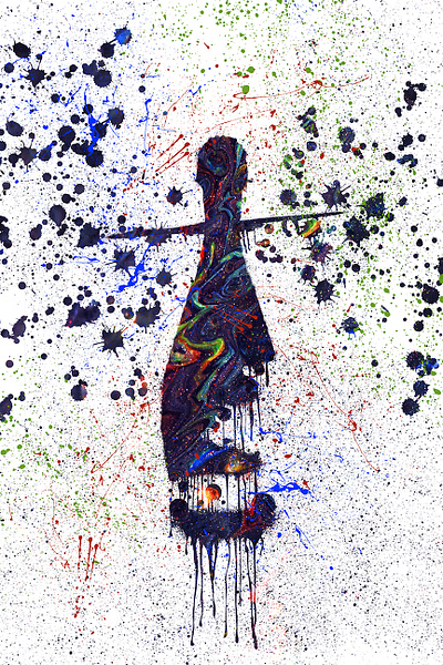 Galaxy Inspired - Champagne Wall Art - Canvas Art canvas art design digi digital art graphic design illustration