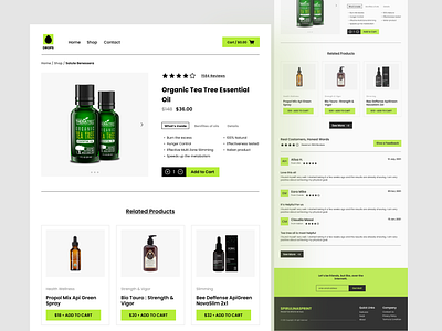 Product Buying Landing Page Design e commerce product page landing page design medicine medicine landing page single product page design ui web design web ui website design