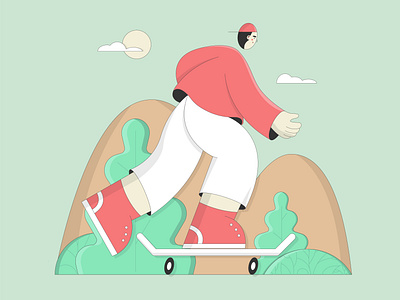 Skate adobe illustrator art character design characterdesign characters cute art cute illustration design illustration skate vector art