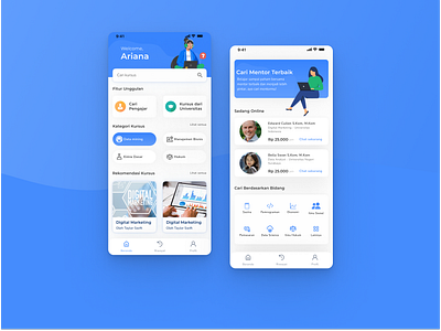 Getsmart - Online Learning App app design class education education app edutech learn learning learning app learning platform mobile mobile app mobile ui online course online learning school student app study ui ux
