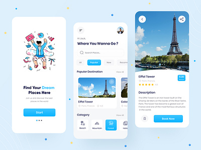 Travel App adventure agency booking app clean design destintion explore flight app mobile app travel travel agency travel booking travelapp travelling trip ui uidesign uiux vacation vacation app