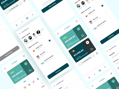 Mobillet - Mobile Wallet app ui app ui design bank banking banking app fintech fintech ui mobile mobile app mobile application mobile ui payment ui design wallet