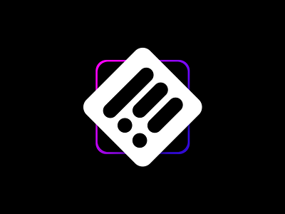 NewsVues Logo Design - Dark ai news app logo app news design app news mobile current events current events app design gradient logo logo design mobile news mobile news app news news app news design news logo