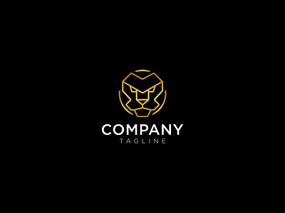 Lion Head branding geometric grad gradient logo lion head lion logo logo ui