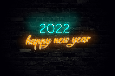 Neon effect 3d animation branding design graphic design illustration logo motion graphics neoneffect newyear ui vector