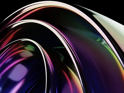 Iridescence Material Test 3d graphic design