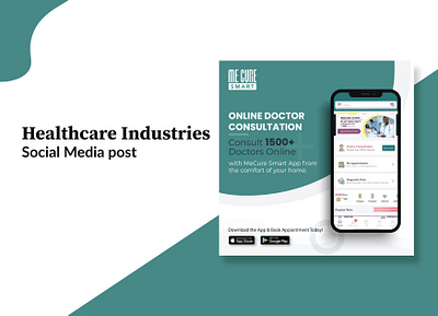 Online Doctor Consultation healthcare industries instagram post social media post