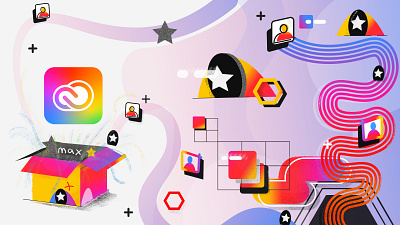 Adobe Max 2021 adobe adobe max app article blog branding colours design figma illustration logo motion graphics product design typography ui ui design ux vector visual design website