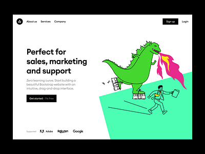 On Fire illustrations 🔥 acid application craftwork design download fire free freebies illustration landing outline ui vector web website