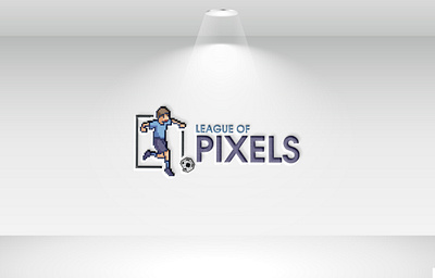 Logo design for NFT Brand: League Of Pixels creative logo modern logo nft football logo nft logo