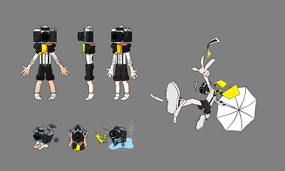 Reference sheet clip studio illustration oc