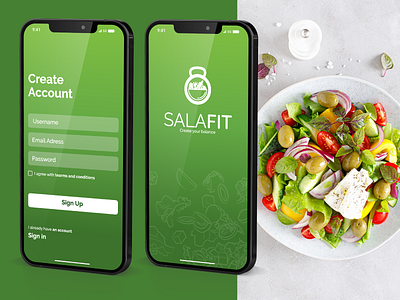 Login for fitness food APP branding design fitness food foodlover graphic design gym hellodribbble illustration logo mobile sport ui uiux userexperience userinterface