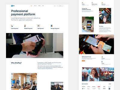 Onepay Website Redesign design ui uidesign web website