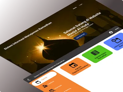 Sistem Manajemen Ramadhan app branding design ui ux