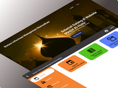 Sistem Manajemen Ramadhan app branding design ui ux