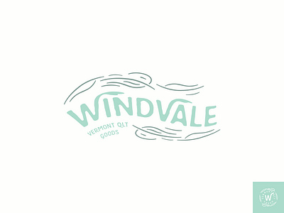 Windvale branding consumer goods custom food identity java leaf lettering logo vale wind wordmark