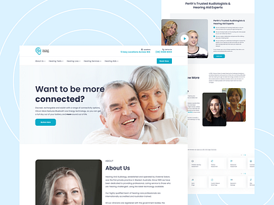 Landing Page for Website of Hearing and Audiometry Services audiometry audiometry service audiometry services audiometry test audiometry tests design doctor doctors hearing hearing and audiometry services hearing service hearing services hearing tests redesign ui ux web design webdesign website website design