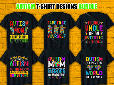 This is My New Autism T-Shirt Design Bundle. apparel clothes clothing clothingbrand design hoodie kaos love merch by amazon moda ootd pod print on demand style t shirt design free t shirt maker tshirtdesign tshirts typography shirt typography tshirt