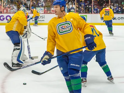 Vancouver Canucks Diwali Warmup Jerseys canucks diwali hockey indian jersey nhl south asian vancouver canucks