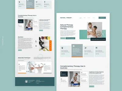 THERAPY WEBSITE LAYOUT design designs ui ui design ux