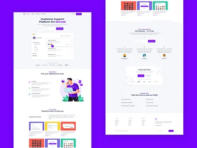 Vulk landing page branding bulma clean design illustration landing page modern template vue 3