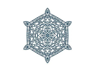 A mandala through the Star of David ✡️🔭🌌 branding conceptual art design graphic design illustration