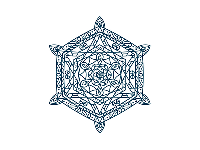 A mandala through the Star of David ✡️🔭🌌 branding conceptual art design graphic design illustration