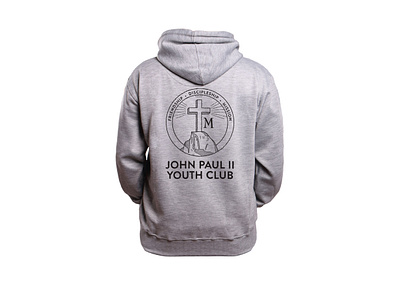 JPII Youth Club adobe illustrator apparel appareldesign catholic christian design digital illustration hoodie illustration jesus pasibe design religion religious vector youth youthgroup