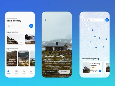 Flink Travel - Rock Climbing Application app branding design flink icon travel ui