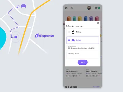 Dispense cannabis delivery cannabis deliver delivery dispensaries dispensary marijuana mobile ui web weed